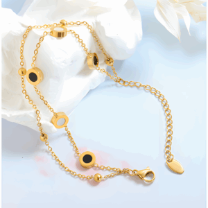 Minimalist Personalized Double Layer Bracelet | Acrylic, Pearl Shell Titanium Steel 18K Gold Plating | Minimalism | Daily Outfitting | Daily Waterproof |